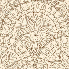 Seamless pattern in fish scale design.