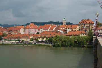 Fototapeta na wymiar The old town of Maribor