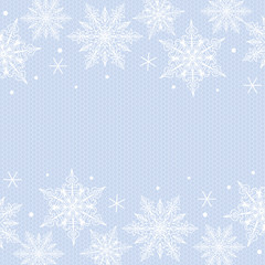 snowflakes border