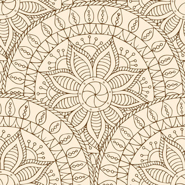 Seamless pattern in fish scale design.