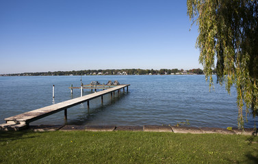 Docks on River