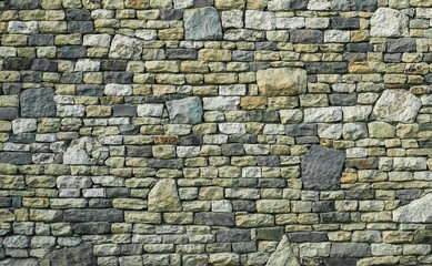Multicolor stone wall texture