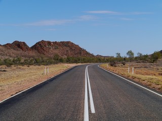 The Namatjira drive in the West Mcdonnel ranges
