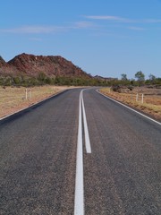 The Namatjira drive in the West Mcdonnel ranges