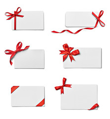 ribbon bow card note chirstmas celebration greeting