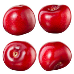 Cherry isolated on white background. Collection