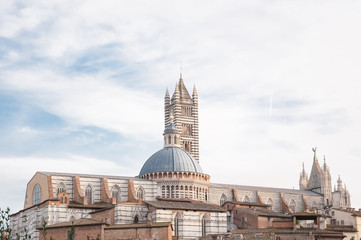 Fototapeta na wymiar baptistery of Siena