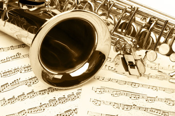 saxophone detail