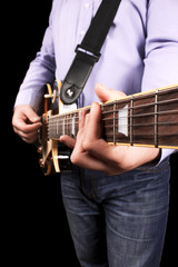 guitar playing