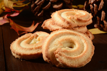 Holiday butter cookies