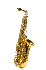 Fototapeta premium Saxophone on a white background