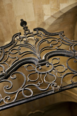 Old wrought iron gate