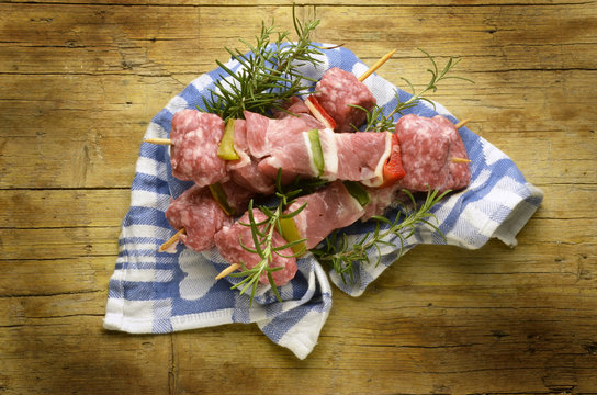 Meat Skewers Pinchos De Carne Spiedini Di Expo Milan 2015