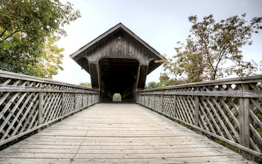 Wooden Covered Bridge