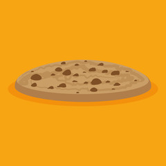 cookie Illustration Isolated On Color Background
