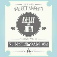 wedding card