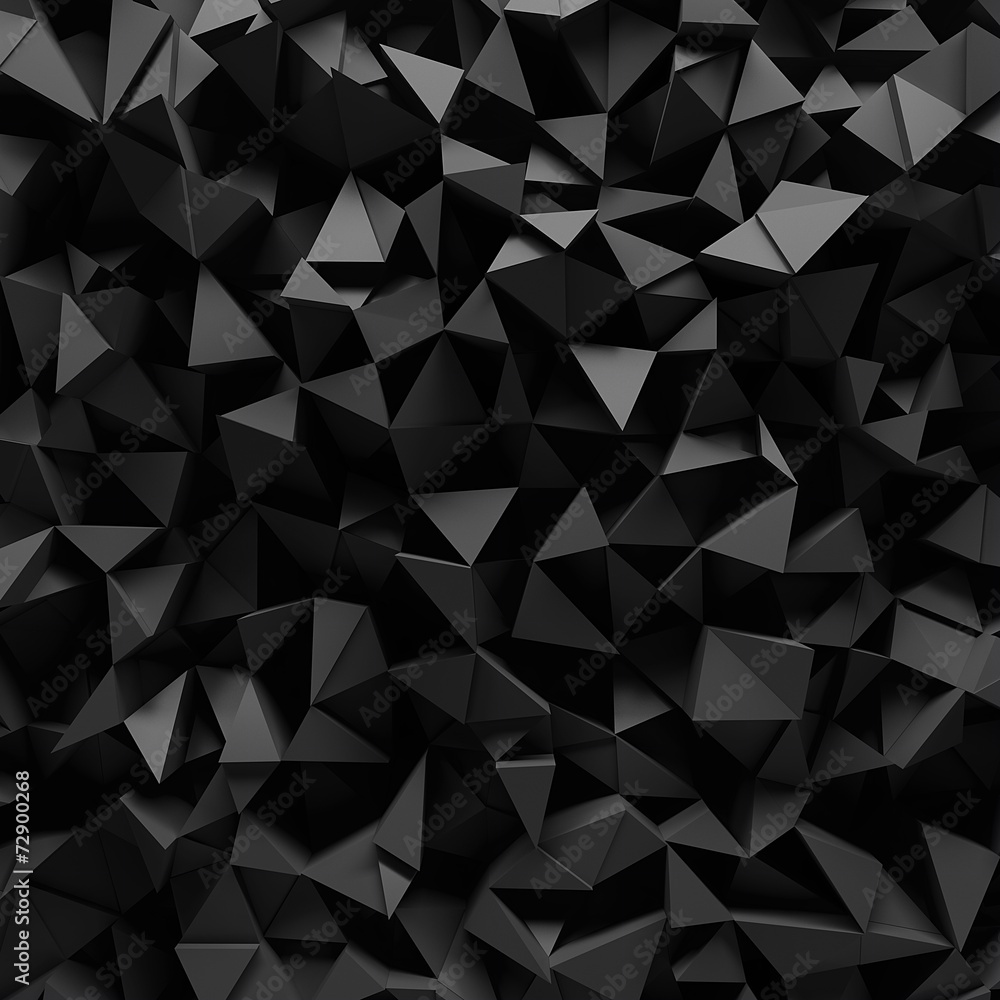 Aufkleber displaced 3d triangular background
