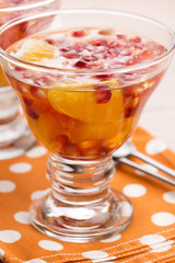 jelly sweets with citrus fruits