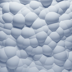 Abstract white sphere pattern background