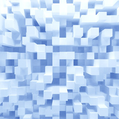 Light blue box grid background
