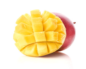 mango fruit isolated on white background