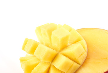 mango fruit isolated on white background
