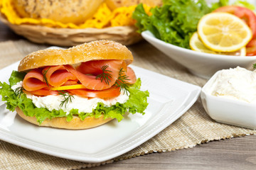 Smoked Salmon Sandwich