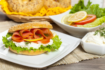 Smoked Salmon Sandwich