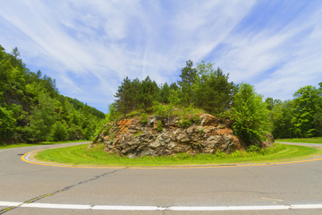 Paved road.
