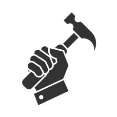 hand hammer icon