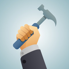hand hammer icon