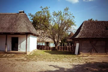 Fototapeta na wymiar Typical Rural Cottage in Hungary