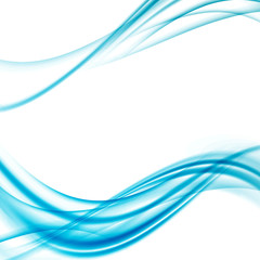 Colorful blue bright speed swoosh lines abstract