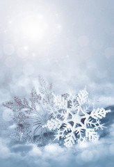 Christmas decorations snowflakes - 72905869