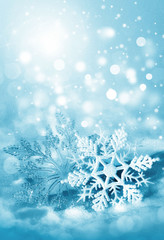 Christmas decorations snowflakes - 72905882
