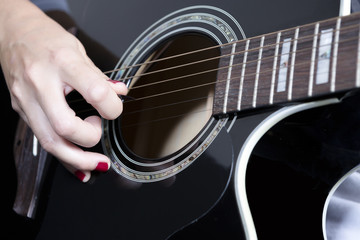 Fototapeta premium hand and guitar