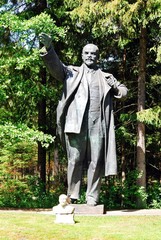 Lenine in the Grutas park near Druskininkai city