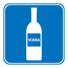 Vodka sign is allowed to drink