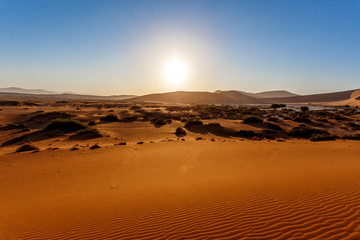 Fototapeta na wymiar sand dunes at Sossusvlei, Namibia