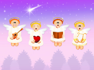 Obraz na płótnie Canvas chorus of angels