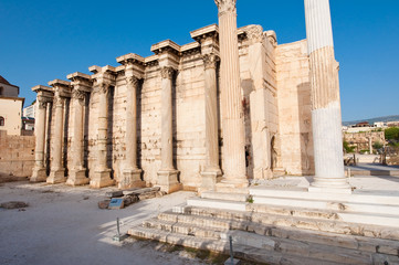 Obraz premium Roman Agora remains in Athens.Greece.