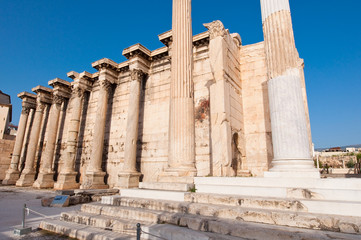 Roman Agora architecture in Athens.Greece.