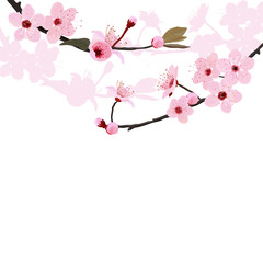 Flower tree background