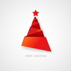 Christmas tree paper design