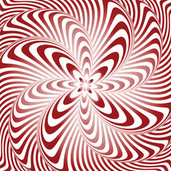 Design whirlpool movement illusion warped background