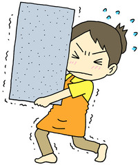 重荷　女性