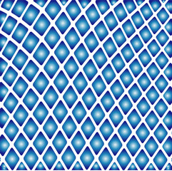 Fototapeta premium Blue wavy background with grid