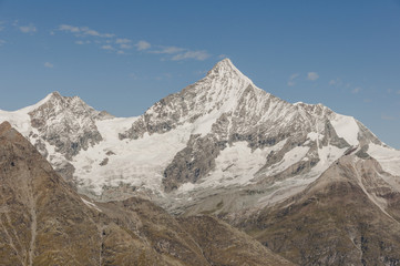 Zermatt, Dorf, Alpen, Weisshorn, Seilschaft, Sommer, Schweiz