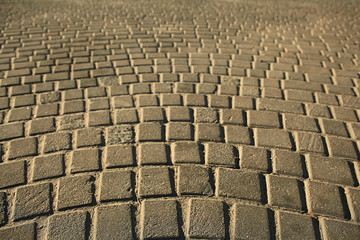 Fototapeta premium stones paving the old texture background
