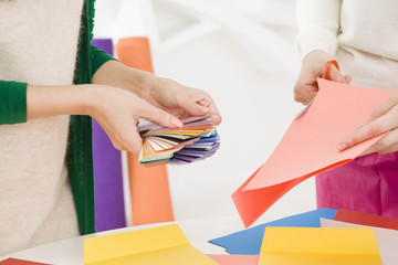 To determine the color from the color swatch